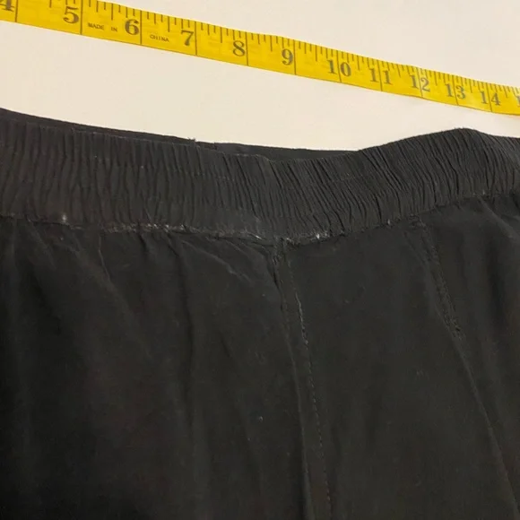 Vintage Split Hem Black Boho Hippie Stevie Nicks Style Maxi Skirt L XL - Picture 11 of 11
